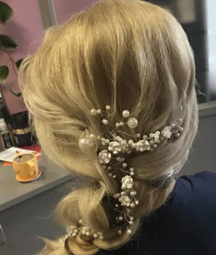 Wedding hairstyle, Līvāni