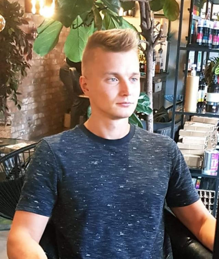 Haircut for men, Rīga