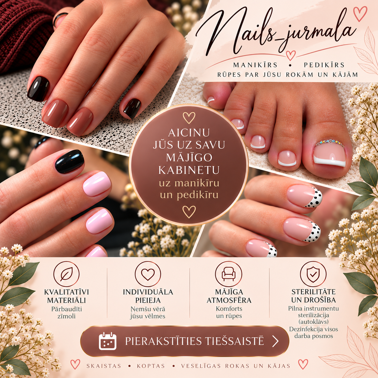 Manikīrs / Pedikīrs Jūrmala Nails jurmala
